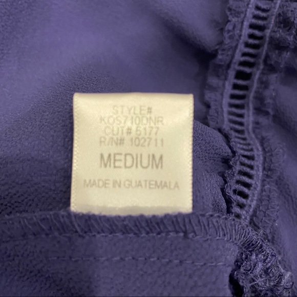 Harlowe & Graham Tiered Ruffle HiLo Cutout Blouse - Picture 6 of 7